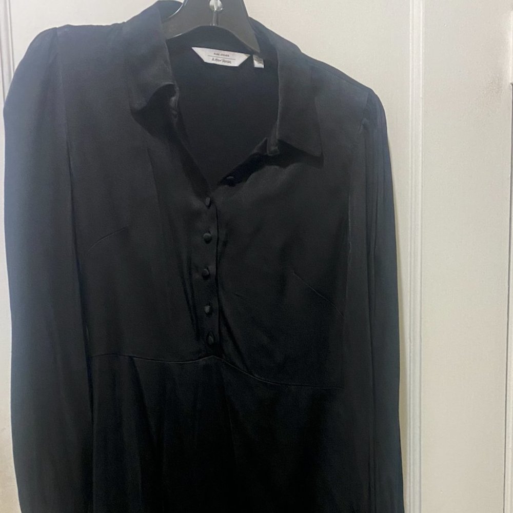& Other Stories Black collared dress - Picture 3 of 5